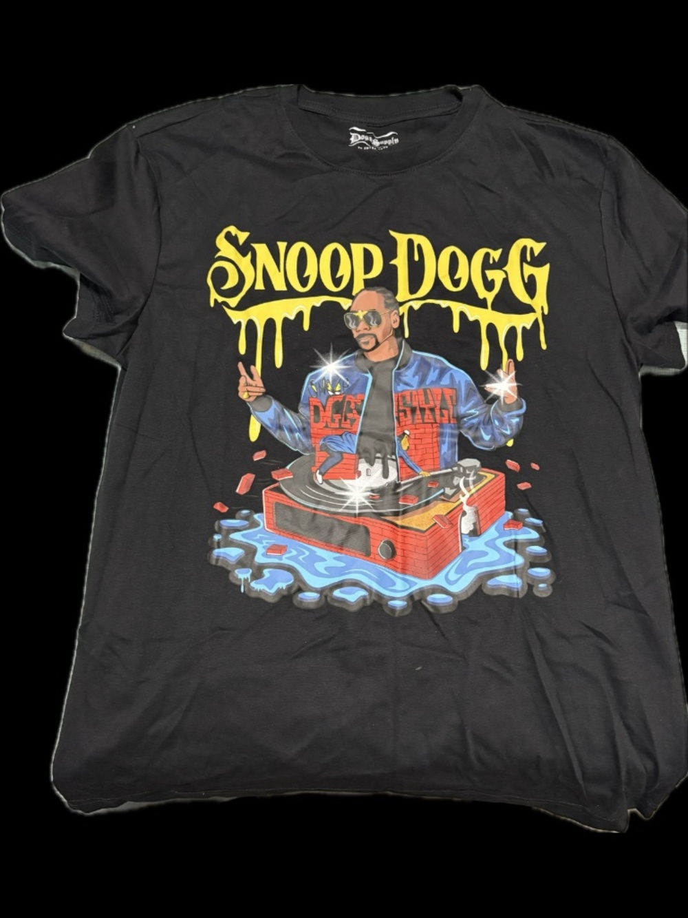 'Snoop Dogg' t-shirt, Black, Medium